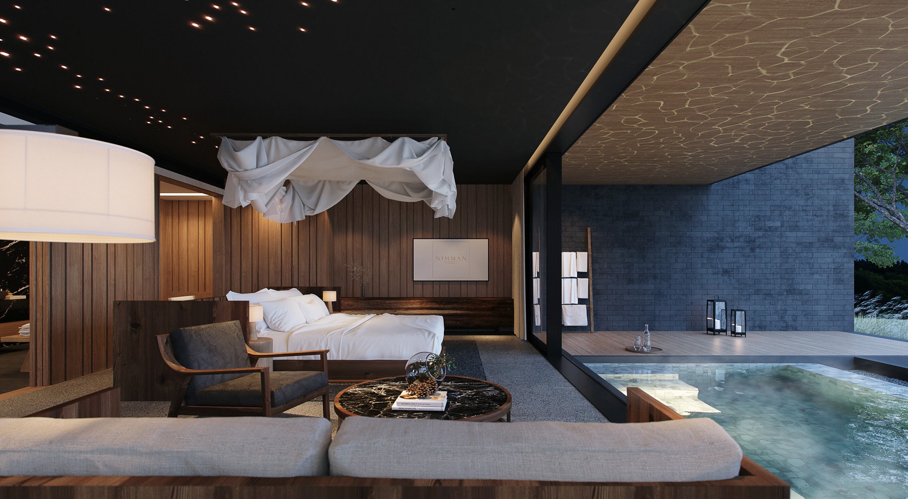 Single Pool Villa Canal View